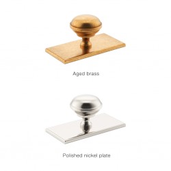 Queslett gomb téglalap alakú hátlappal - READY TO SHIP!