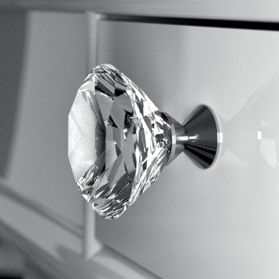Deluxe Clear Crystal Knob