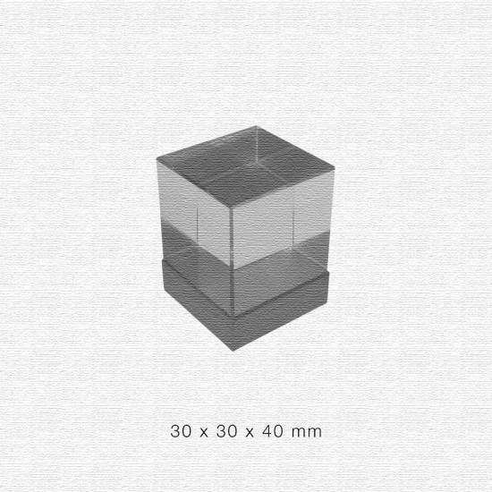 Glass Cube M gomb
