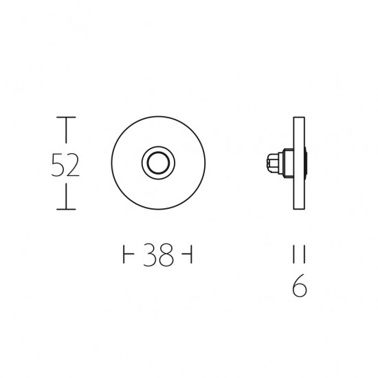 Basics LB50 csengőgomb