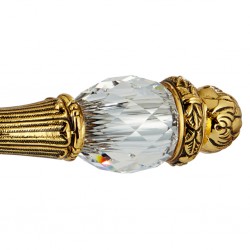 Treasure Crystal ovális rozettás kilincs